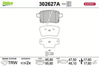 Bremsbelagsatz BremsklöTze Hinterachse FüR Fiat Tipo SchräGheck 356_ 356