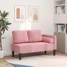 Chaiselongue Loungesofa Relaxliege Couch Sofa Polstersofa mit Kissen Samt vidaXL