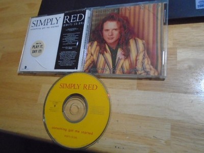 RARE PROMO Simply Red CD single Something Got Me Started EDIT 1991 Mick Hucknall