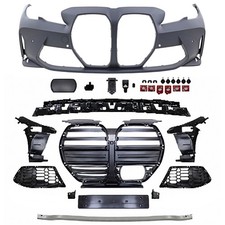 Sport Sto�stange vorne + K�hlergrill passt f�r BMW G20 ab 19-22 in G80 M3 Look