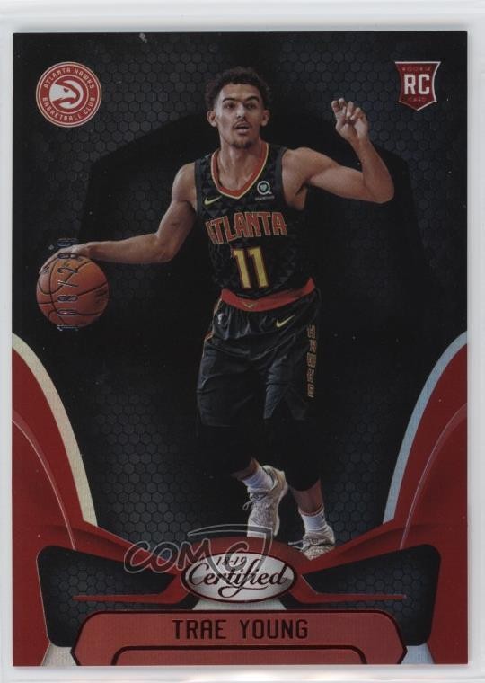 2018-19 Certified Mirror Red 108/299 Trae Young #155 14cm