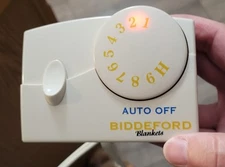 Biddeford TC11BA Auto Off Heated Electric Blanket Control Power  4 Prong