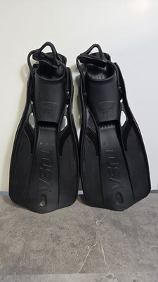 TUSA Travel Right Scuba Diving Fins Black Small Size 5.5-7.5 