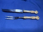 Reed & Barton sterling silver Marlborough pattern 2 piece carving set
