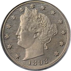 Photo of a 1893-P Liberty Nickel from an eBay listing that sold on Jul 20, 2026