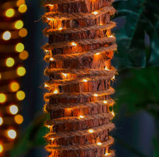 3m Solar Hemp Rope With 35 Solar LED Lights Garden Lighting Decor Summer Stylish