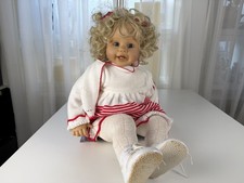 Künstlerpuppe Sammler Brigitte Leman Vinyl Puppe 62 cm. Top Zustand.   