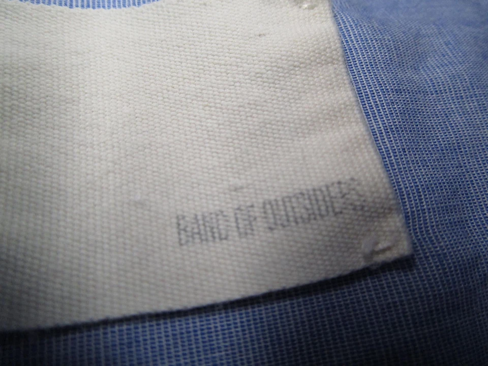 Band of Outsiders Shirt Mens Large Blue Chambray Button Down Made in USA - Image 3 of 4