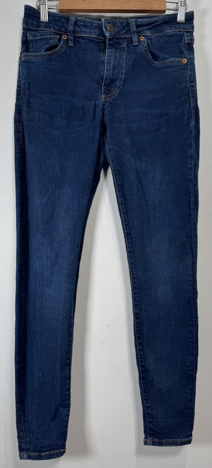 Superdry Jeans Womens W28 L30 Blue Denim Stretch Skinny Leg Slim Fit