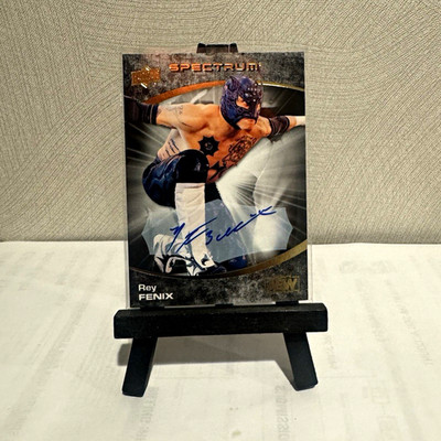 Upper Deck 2021 AEW Spectrum Rey Fenix Autograph #7 Dark Auto  /25