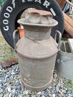 Antique Gulf Refining Company Oil Can Metal 