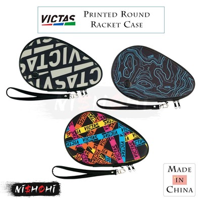 VICTAS PLAY - PRINTED ROUND - Table Tennis Racket Case