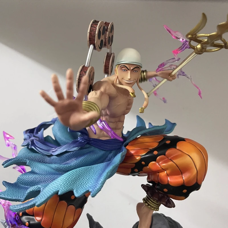 One Piece Enel Figure 28cm Thunder God PVC Statue GK Action Model