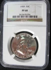 1959 FRANKLIN HALF DOLLAR - PROOF NGC PF 68  - Silver