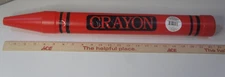 Red Plastic Crayon Bank (Greenbrier International, Inc) (Ages 3+)