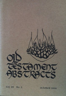 ''Question Authority'' - in : Old Testament Abstracts : Vol. 29 No. 3. Beard, Luna