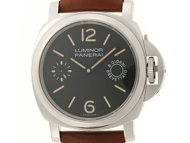 Panerai — Panerai Luminor Marina 8 Days PAM00590 Stainless Steel 44mm Black Dial #DW545