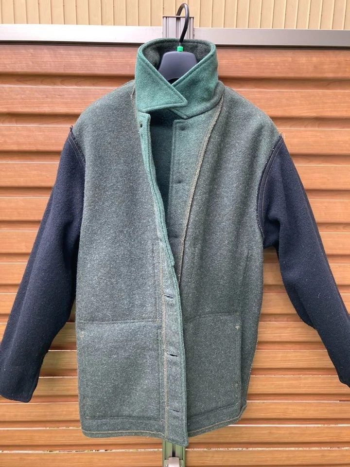 Chaqueta de Lana FILSON Double Mackinaw Cruiser Verde Oliva Hecha en EE. UU. De Colección USADA Foto 4 de 4