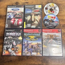 Lot of 6 Sony PlayStation 2 PS2 Games God Of War Smack Down Robotech Socom
