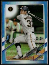 2021 Topps Chrome NPB #131 Seiya Matsubara Blue Refractor #/150