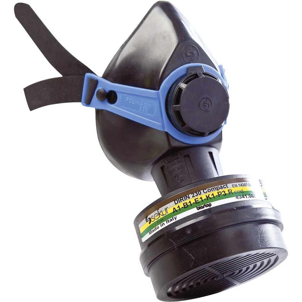Ekastu COLOREX 133 335 В фирменной защитной маске A1B1E1K1-P3R по EN 140, EN 14387 ...