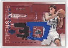 2003 Triple Dimensions 3-D Memorabilia Warm-Up /999 Wally Szczerbiak #3DW34 g0t