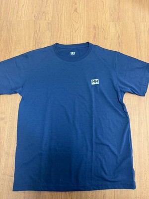 Helly Hansen Navy M Logo Crew Neck T-Shirt Mens