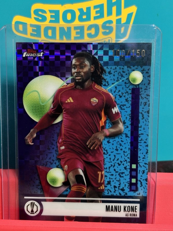 2025-26 Topps UCC Finest Manu Kone Purple Xfractor 100/150