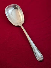 Wallace SONATA Monogram S Silver Plate Casserole Spoon Flatware