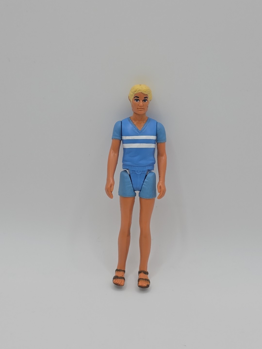 Vintage Kenner GLAMOUR GALS Male Doll GREAT DATES RJ in Shorts Oufit & Sandals