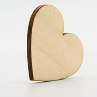 Holzherzen Deko Holz Herz – Hochzeit Tischdeko Gastgeschenk Kommunion