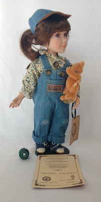 Boyds Bears Yesterday's Child #4807 Paige & Spinner Around the World