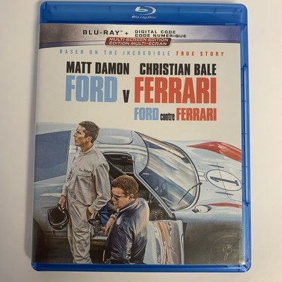 Ford V Ferrari Blu-ray Multi Screen Edition Christian Bale Matt Damon Action