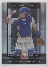 2008 Donruss Elite Extra Edition Rookie /1319 Welington Castillo #167 Auto 10k8