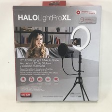 Halo Light Pro XL 12 Inch Led Ring Light  Media Station Vlogging Series..
