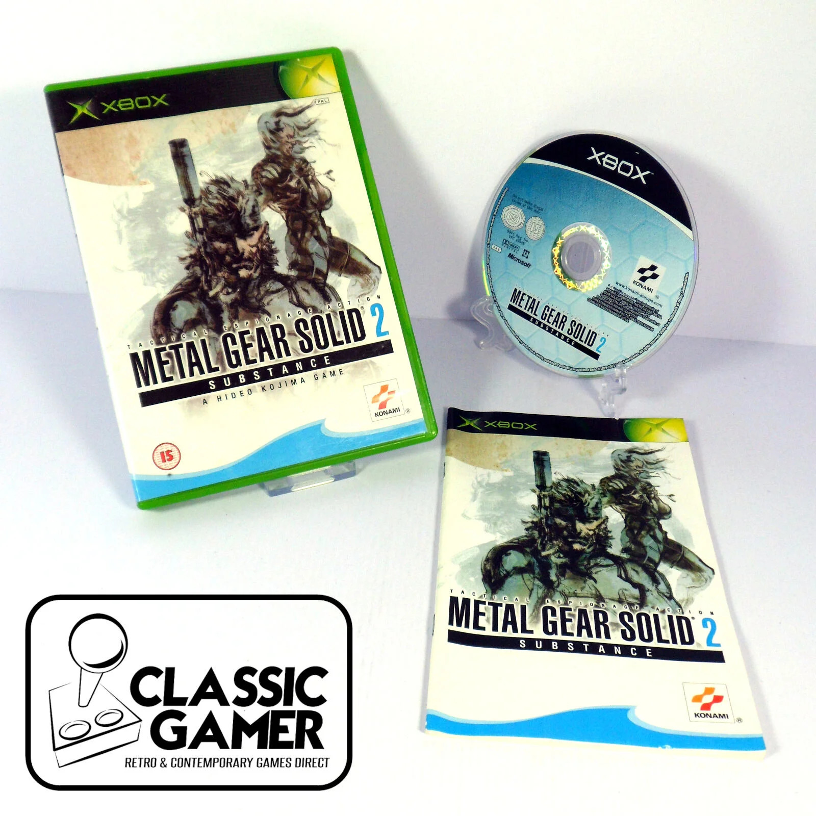 Metal Gear Solid 2: Substance (Original Xbox) *NEAR MINT*