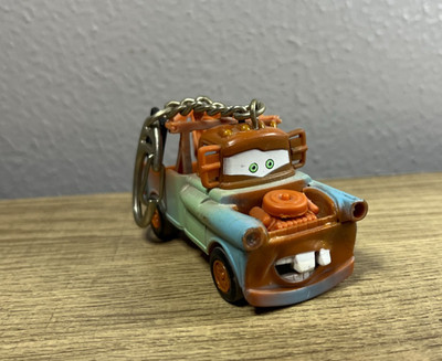 Disney Pixar Cars - Mater Light-Up Keychain - 2006 Basic Fun - Works