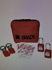 Brady Portable Lock Out Kit 105969 Brand New In Box  7PC Set