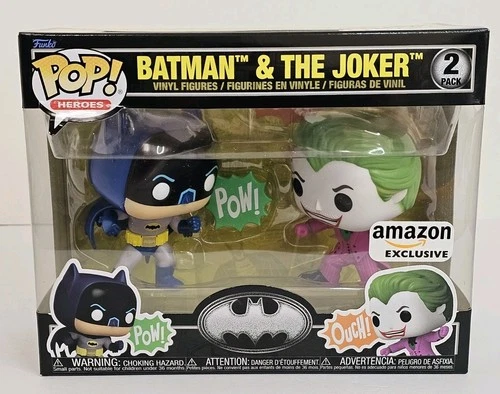 Funko Pop BATMAN & THE JOKER 1966 2-PAK Amazon Ekskluzywne figurki winylowe NOWE
