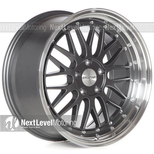 CIRCUIT PERFORMANCE CP30 18x9 5x114.3 +35 GUN METAL WHEELS LM STYLE (Set of 4) - Picture 2 of 9