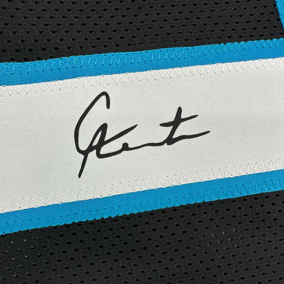 Jersey Facsímil Autografiado Cam Newton Carolina Negro Reimpresión Talla Para Hombre XL Foto 2 de 4