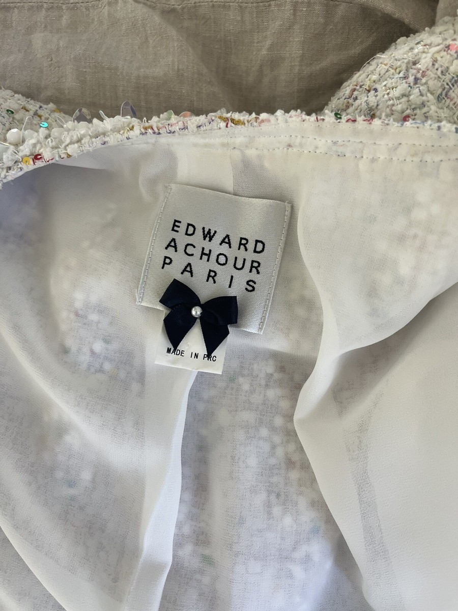 Edward Achour 38size ジャケット Edward Achour 38size ジャケット Edward Achour Paris Cropped