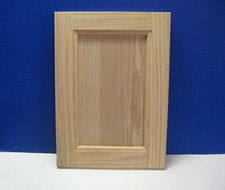 Unfinished Oak Flat Panel Door 10" wide by 14" high