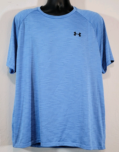 Under Armour The Tech Tee Men's XXL S/Sleeve T-Shirt Blue Loose Fit Lot of 2 - Picture 14 of 20