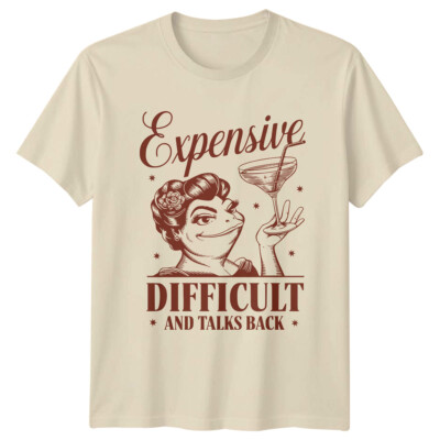 Teures T-Shirt Schwierig und spricht zurück Frosch Dame sarkastisch