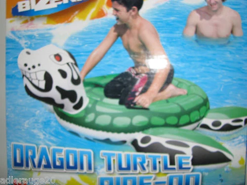 Dragon Turtle Rider aufblasbare Schildkröte Bestway Pool Schwimmbad Badespaß NEU