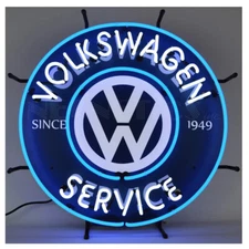 Neonetics 5VWSRV Volkswagen Service Neon Sign