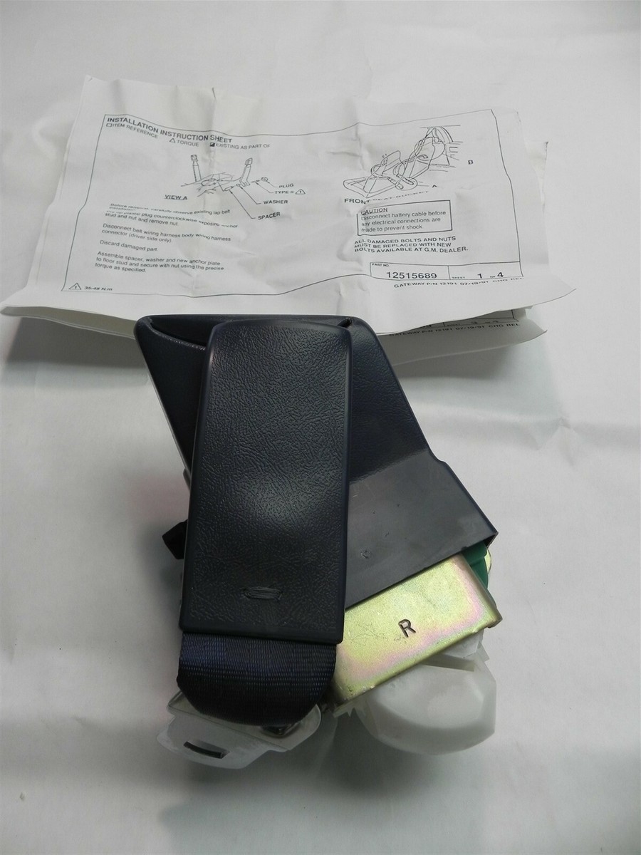 1980s-90s GM NEW OEM SEAT BELT ASSY GENERAL MOTORS 1980s-90s GM NEW OEM SEAT BELT ASSY GENERAL MOTORS