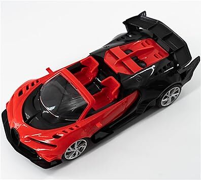 REMOTE CONTROL CAR RED SPORTS RACING 1/16 SCALE ELECTRIC SPORT ROADSTER TOY