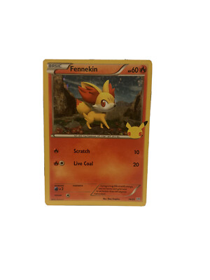 2021 Holo FENNEKIN McDonalds Pokemon Card 25th Anniversary | eBay 2021 Holo FENNEKIN McDonalds Pokemon Card 25th Anniversary | eBay